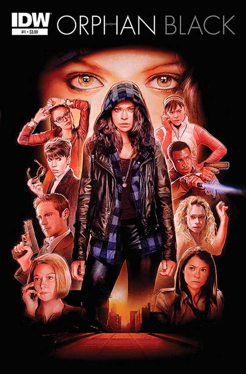 One cover image for the upcoming Orphan Black comic book