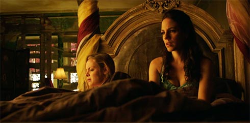 Tamsin and Bo in Bo's bed.