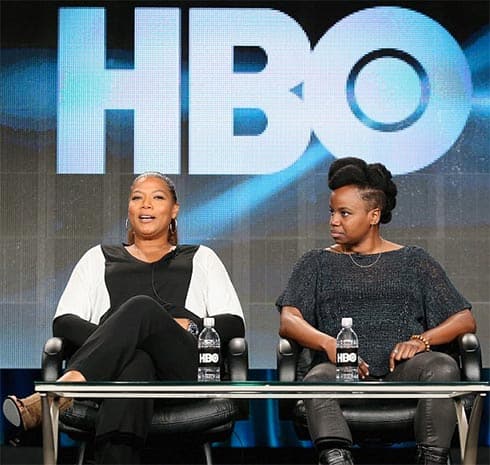 Queen Latifah and Dee Rees at Television Critics Association winter press tour.