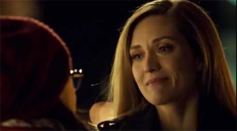 Delphine with tears in her eyes