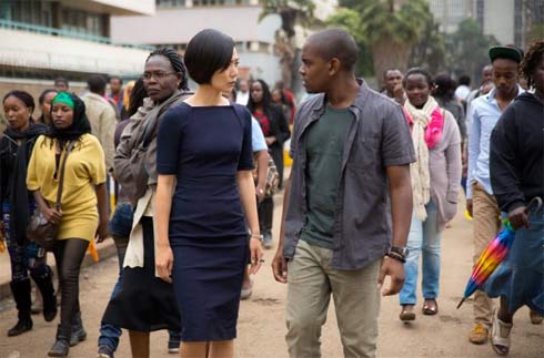 The Korean Sun Bak is played by Doona Bae and the Indian Capheus van Damnne is played by Aml Ameen .