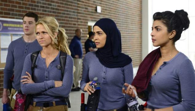 Female FBI recruits played by Johanna Braddy, Yasmine Al Massri, and Priyanka Chopra