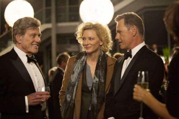A scene from Truth with Robert Redford, Cate Blanchett and Bruce Greenwood.