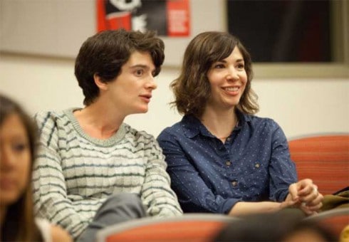 Gaby Hoffmann and Carrie Brownstein in Transparent