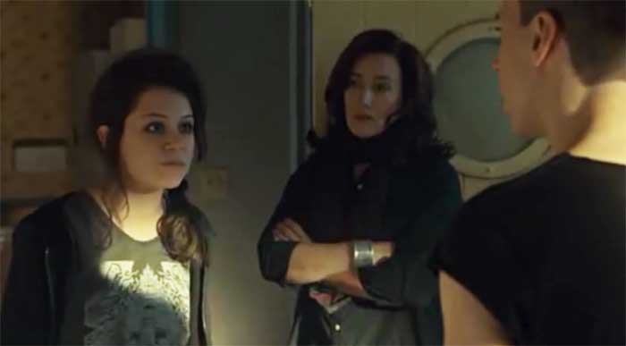 Tatiana Maslany, Maria Doyle Kennedy and Jordan Gavaris in Orphan Black
