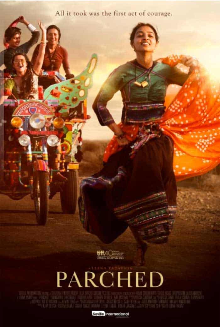 The poster for the film Parched