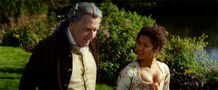 Tom Wilkinson and Gugu Mbatha-Raw in Belle