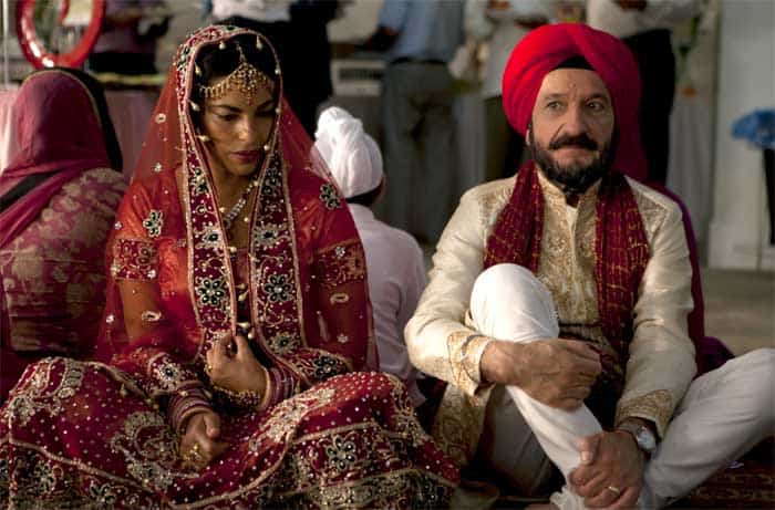 Ben Kingsley and Sarita Choudhury in Learning to Drive