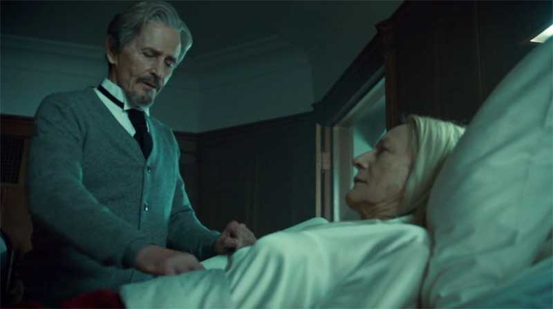 Rosemary Dunsmore and Stephen McHattie in Orphan Black