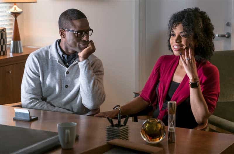 Sterling K. Brown and Susan Kelechi Watson in This is Us