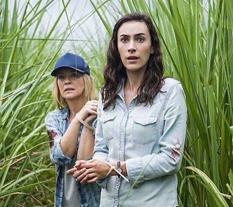 Rebecca Gibney and Geraldine Hakewill in Wanted