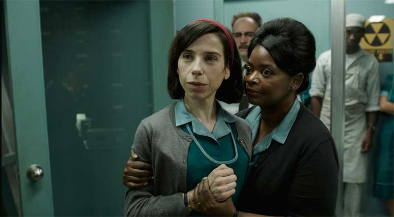Sally Hawkins and Octavia Spencer in The Shape of Water