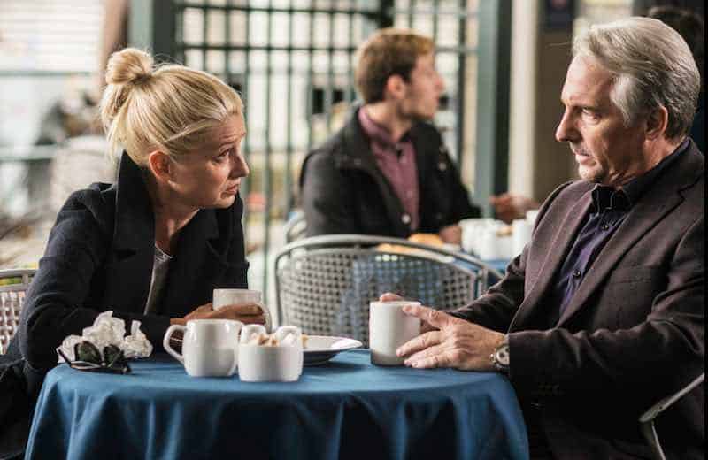 Katherine LaNasa and Brian Benben in Imposters