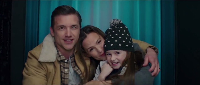 Riley's happy family before the shooting in Peppermint