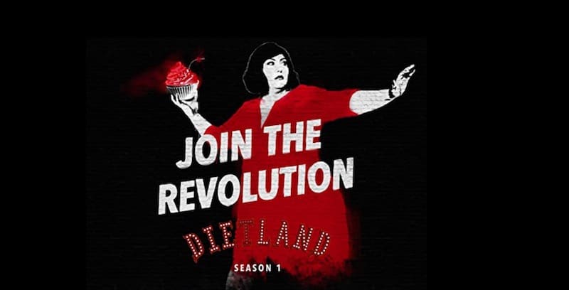 Joy Nash on the Dietland season 1 poster