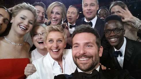 What the Ellen Selfie at the Oscars was Really About