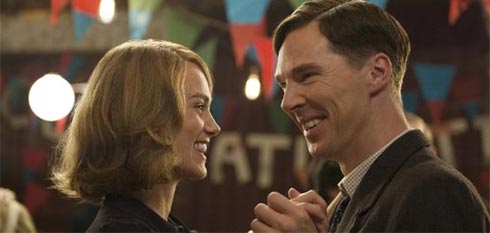 Kiera Knightly and Benedict Cumberbatch in The Imitation Game