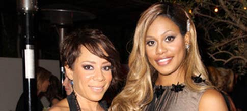 Selenis Leyva and Laverne Cox from Orange is the New Black