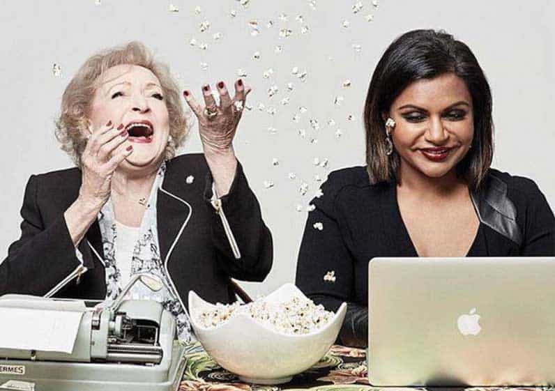 Betty White & Mindy Kaling are funny women from WhoHaHa
