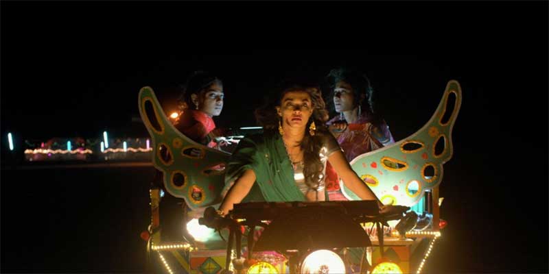 Tannishtha Chatterjee, Radhika Apte, and Surveen Chawla in Parched