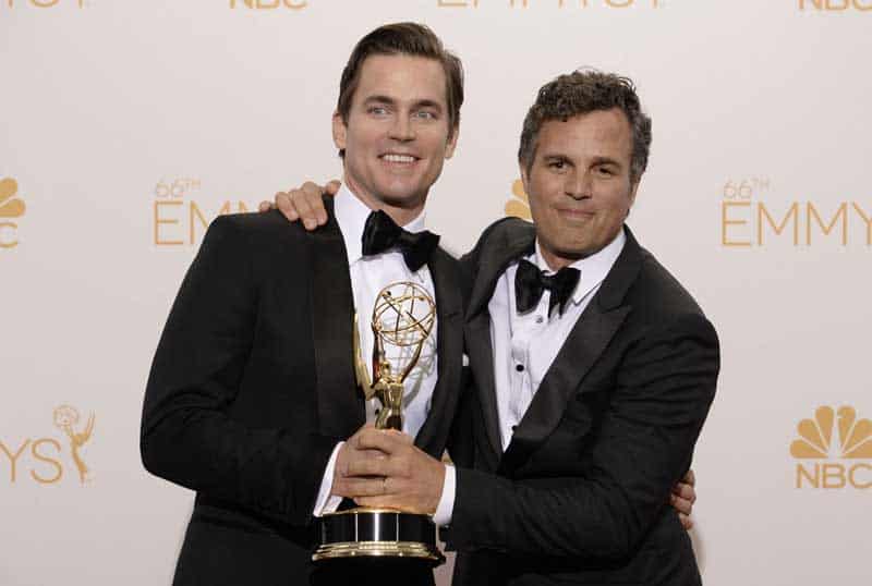 Matt Bomer and Mark Ruffalo at the Emmys