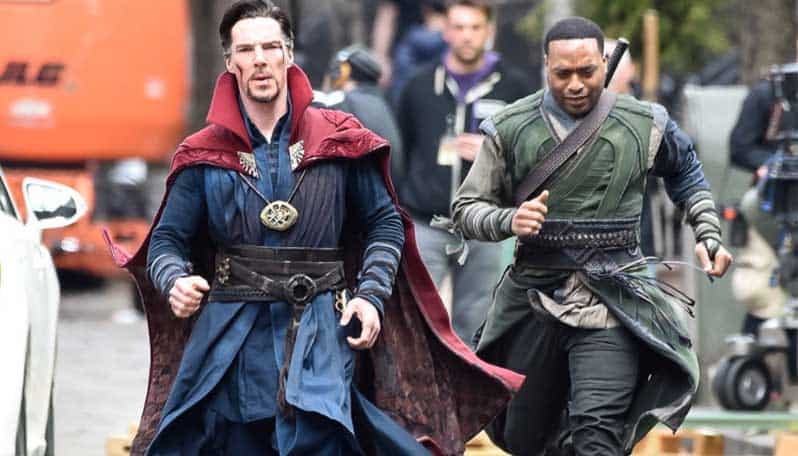 Benedict Cumberbatch and Chiwetel Ejiofor in Doctor Strange