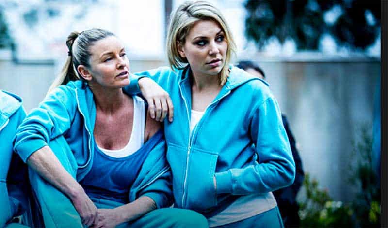 Tammy Macintosh and Kate Jenkinson in Wentworth