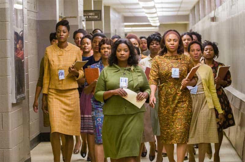 The colored computers of Hidden Figures on the march