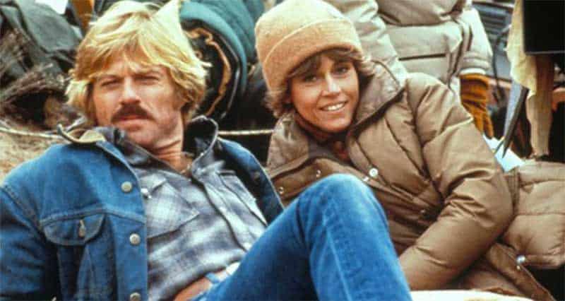 Robert Redford and Jane Fonda in The Electric Horseman