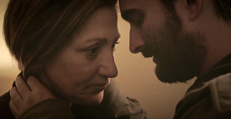 Edie Falco and Jay Duplass in Outside In