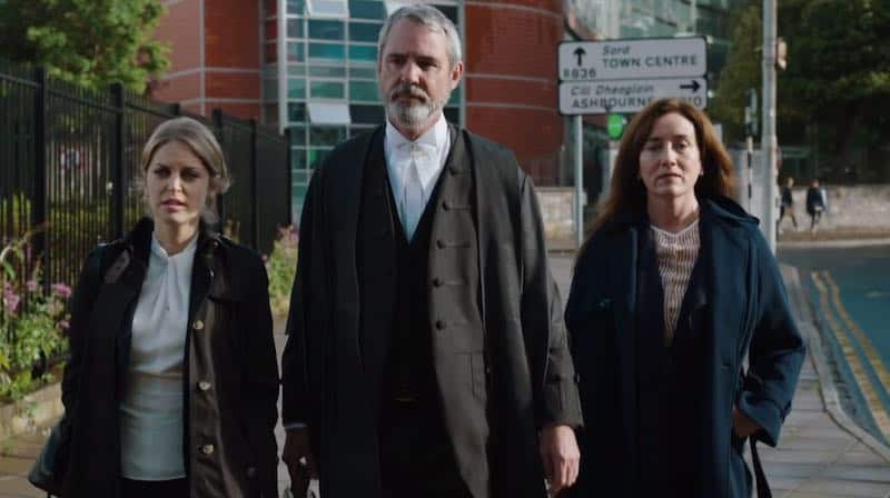 Amy Huberman, Neil Morrissey and Maria Doyle Kennedy in Striking Out