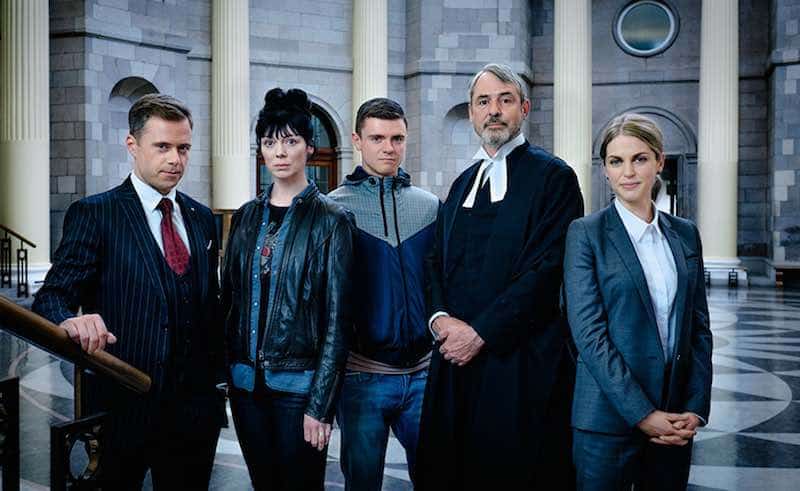Rory Keenan, Fiona O'Shaughnessy, Emmet Byrne, Neil Morrissey and Amy Huberman in Striking Out