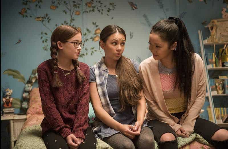 Janel Parrish, Anna Cathcart , and Lana Condor in To All the Boys I've Loved Before