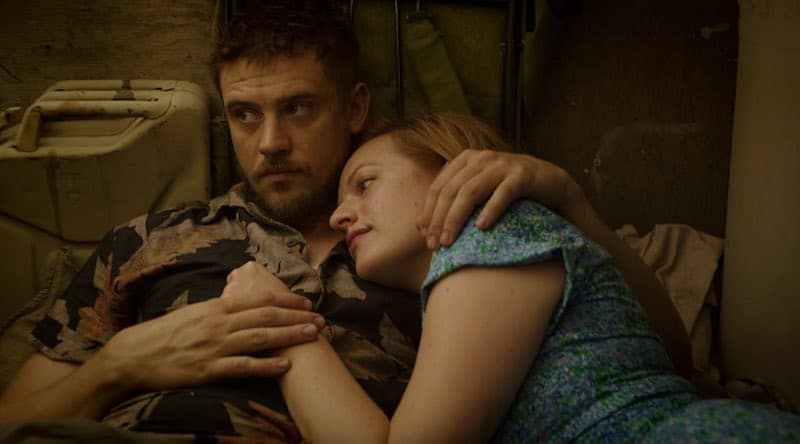 Elisabeth Moss and Boyd Holbrook in The Free World