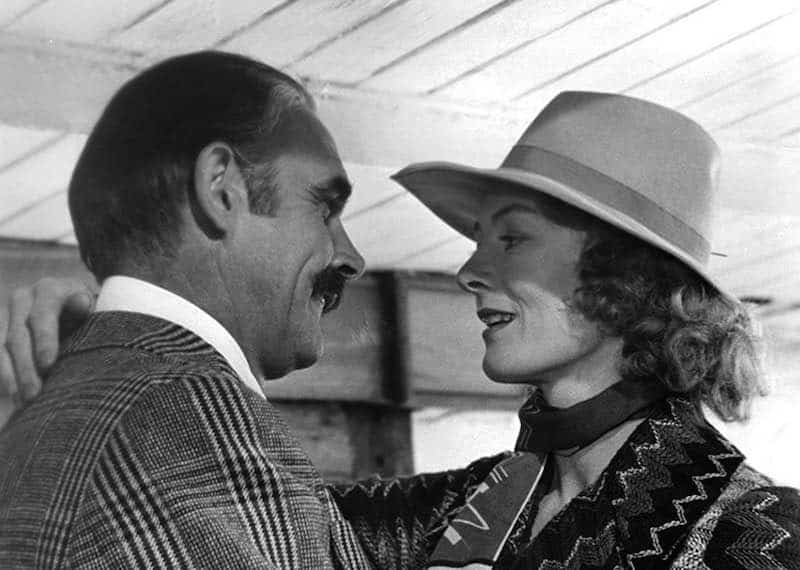 Sean Connery and Vanessa Redgrave in Murder on the Orient Express