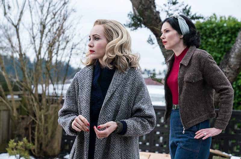 Laura Mennell and Ksenia Solo in Project Blue Book