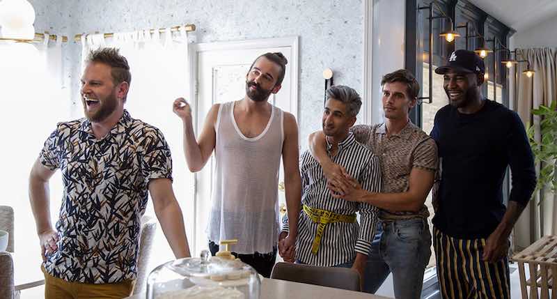 Karamo Brown, Antoni Porowski, Jonathan Van Ness, Tan France, and Bobby Berk in Queer Eye