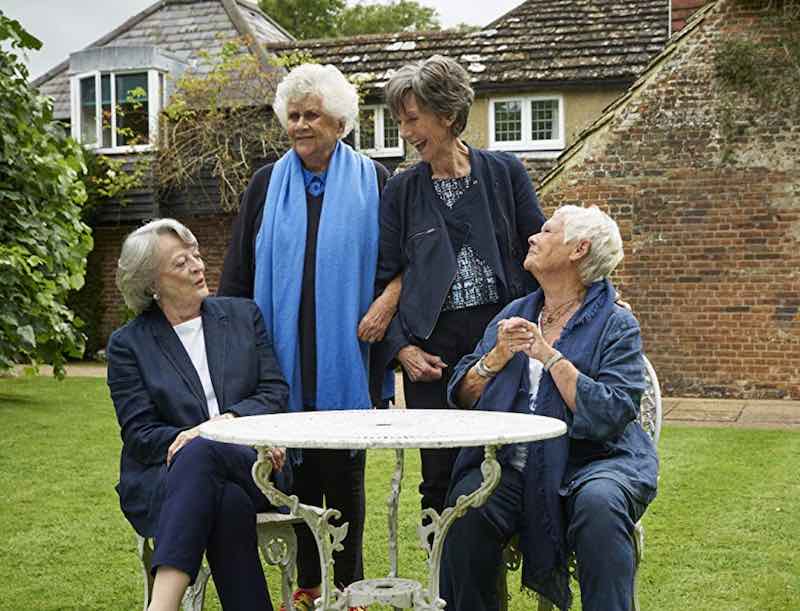 Judi Dench, Maggie Smith, Eileen Atkins, and Joan Plowright in Tea with the Dames