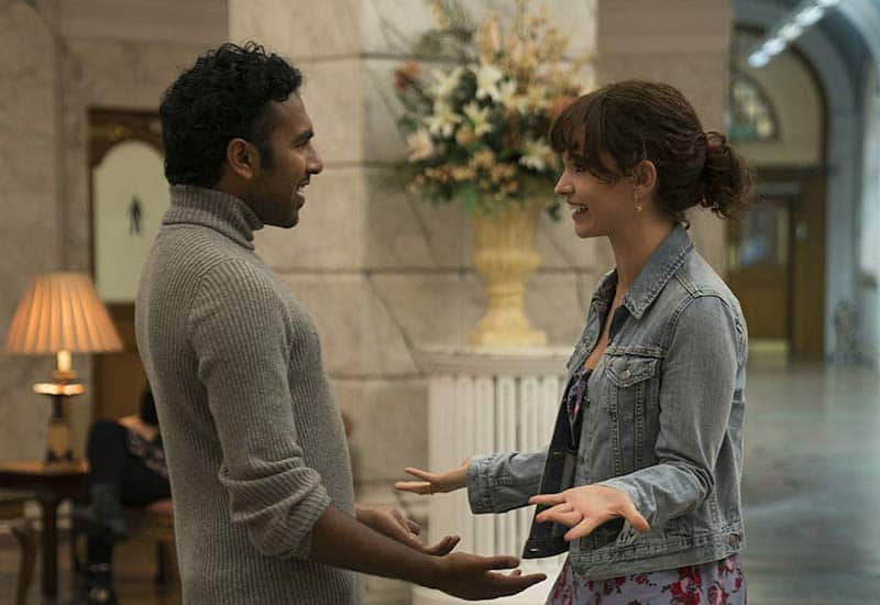 Himesh Patel and Lily James in Yesterday