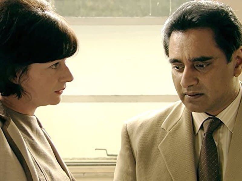 Mali Harries and Sanjeev Bhaskar in The Indian Doctor