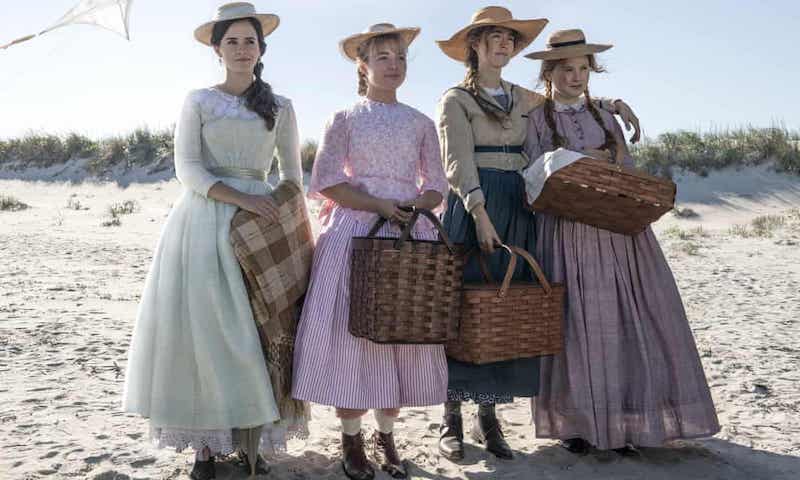  Emma Watson, Saoirse Ronan, Florence Pugh, and Eliza Scanlen in Little Women
