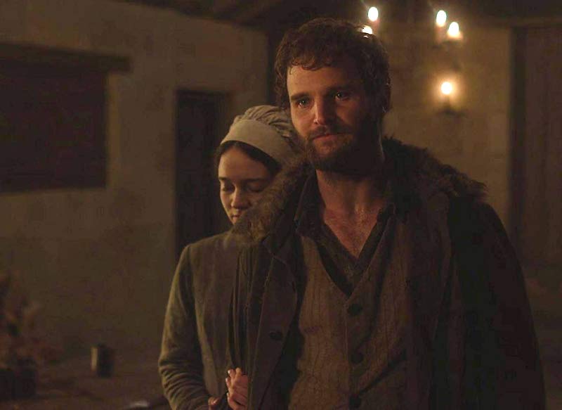Michael Sheasby and Aisling Franciosi in The Nightingale