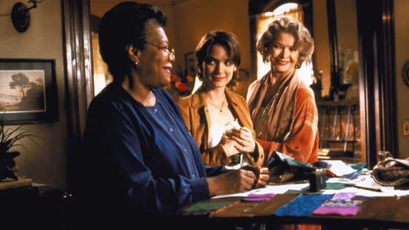 Maya Angelou, Winona Ryder, and Ellen Burstyn