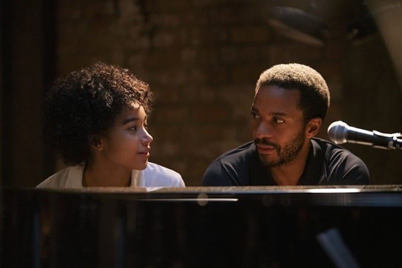 André Holland and Amandla Stenberg in The Eddy