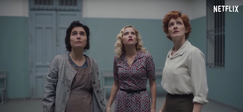 Ana Fernández, Nadia de Santiago, and Ana Polvorosa in Cable Girls
