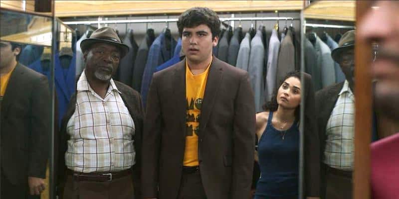 Chuck Cooper, Kevin Valdez, and Brittany O'Grady in Little Voice