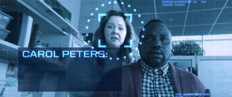 Melissa McCarthy and Brian Tyree Henry in Superintelligence