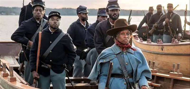 Tubman leading Union troops