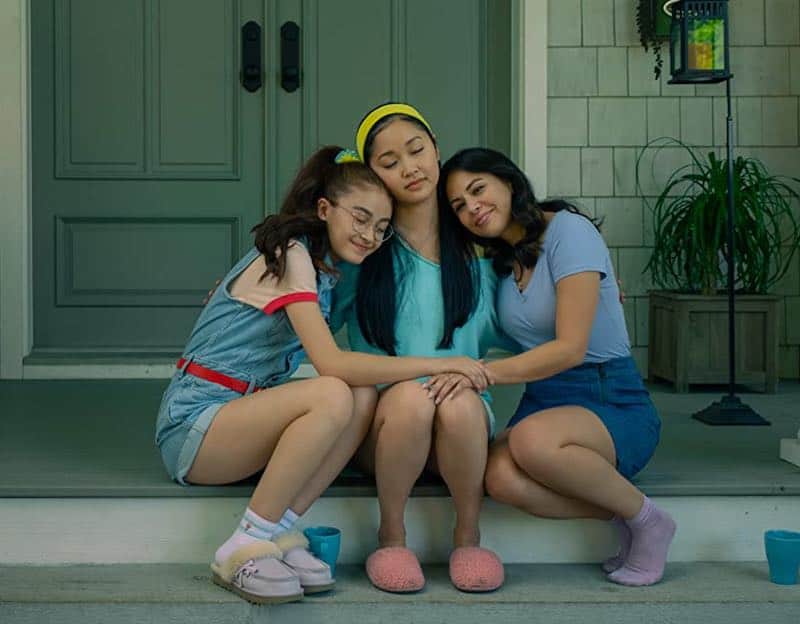 Janel Parrish, Lana Condor, and Anna Cathcart in To All the Boys: Always and Forever
