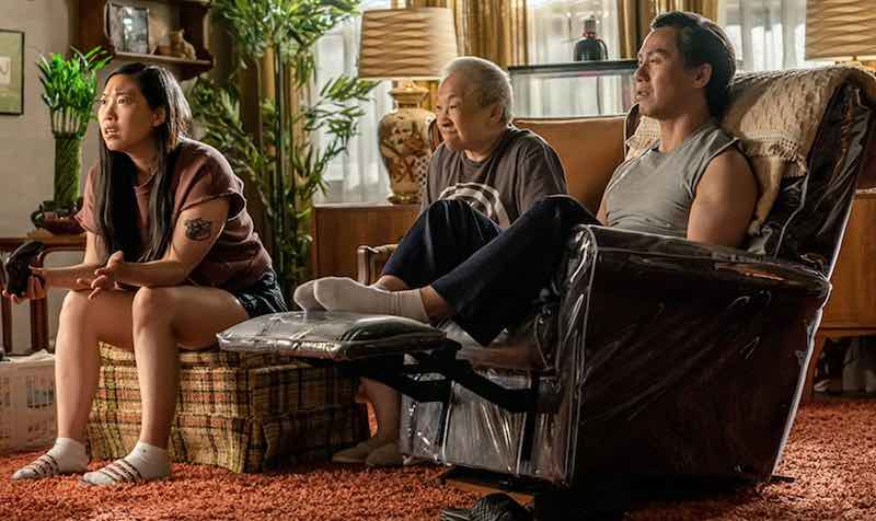 Awkwafina, Lori Tan Chinn, and BD Wong in Awkwafina is Nora from Queens
